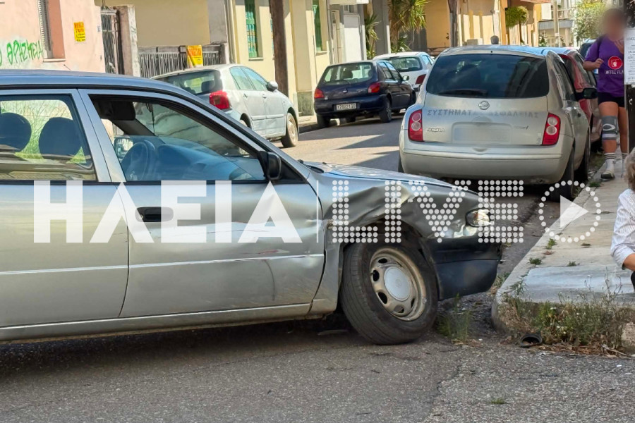 Πύργος: Τροχαίο με ελαφρύ τραυματισμο στην Τ. Πετροπούλου
