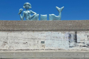 Η «Γοργόνα» στο λιμάνι της Κυλλήνης