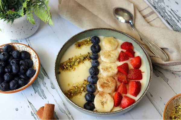 Σιμιγδαλόκρεμα - healthy bowl