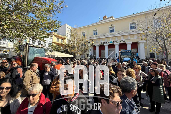 Πύργος: Μεγάλη η συμμετοχή των αγροτών στη συγκέντρωση διαμαρτυρίας για την τραγωδία των Τεμπών