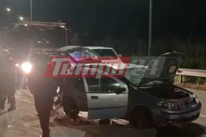 Πάτρα: Έχασε τον έλεγχο του ΙΧ, ανεβοκατέβαινε τα κράσπεδα και έπιασε φωτιά – Χαμός στην Ελ. Βενιζέλου