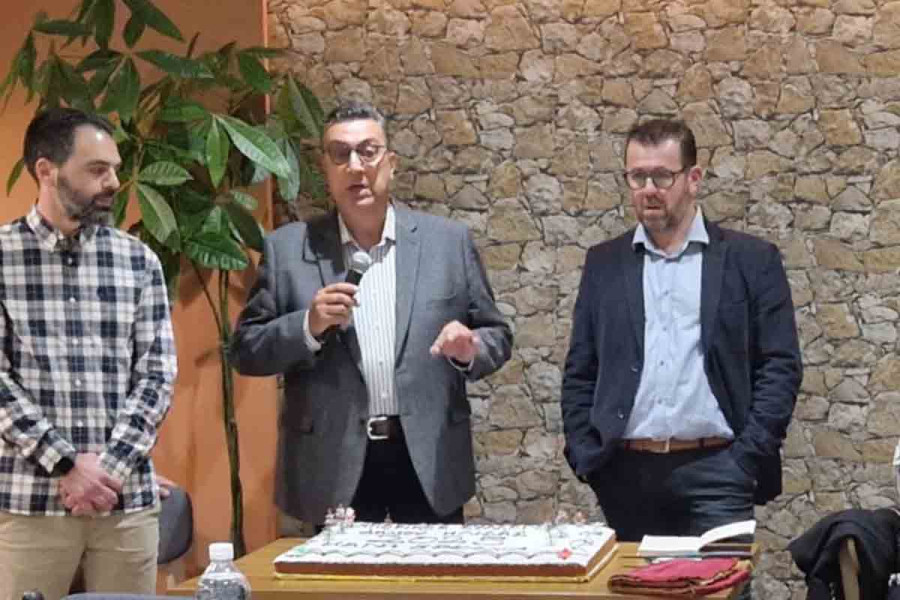Παρουσία του Επιμελητηρίου Ηλείας στην κοπή της Πρωτοχρονιάτικης Πίτας του Εμπορικού Συλλόγου Αμαλιάδας