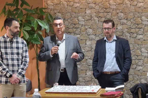 Παρουσία του Επιμελητηρίου Ηλείας στην κοπή της Πρωτοχρονιάτικης Πίτας του Εμπορικού Συλλόγου Αμαλιάδας