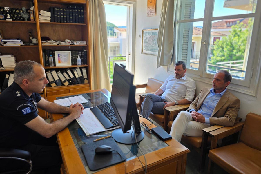 Συνάντηση εργασίας για τη μετεγκατάσταση του Αστυνομικού Τμήματος Αρχαίας Ολυμπίας