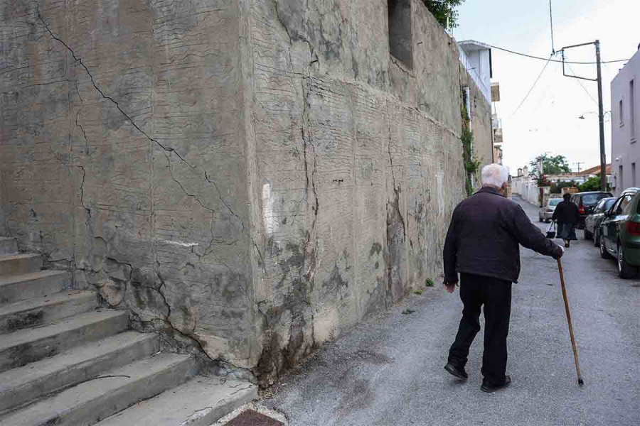 Σε συναγερμό οι Βούτες Ηρακλείου – Έκτακτα μέτρα για την αντιμετώπιση των γεωλογικών φαινομένων