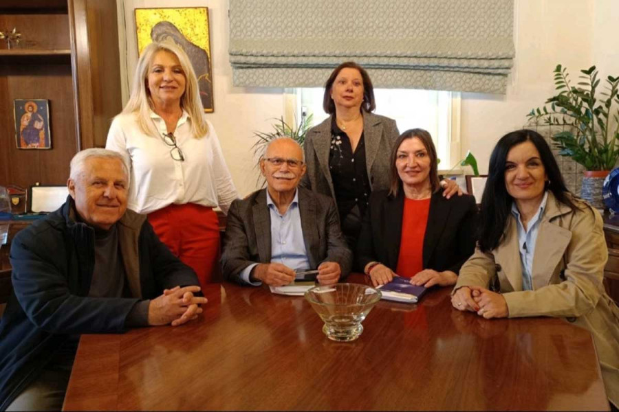Eπίσκεψη στο Δημαρχείο Πύργου πραγματοποίησε ο Σύνδεσμος των εν Αθήναις Πυργίων