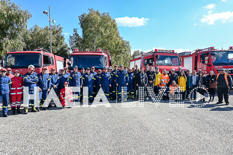 Αμαλιάδα: Ρεαλιστικό σενάριο άσκησης για πλημμυρικά φαινόμενα στη Σοχιά