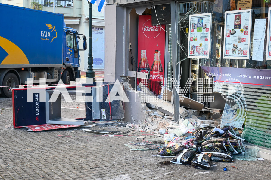 Κλοπή ΑΤΜ στη Γαστούνη: Θρασύτατοι, “διαβασμένοι” και πιθανόν ντόπιοι οι δράστες
