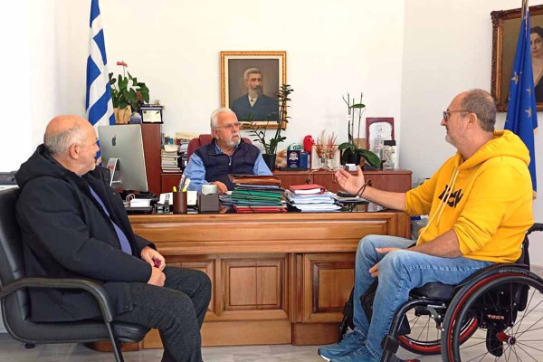 Νέα συνάντηση του Σωματείου ΑμεΑ Ηλείας με τον Χρήστο Χριστοδουλόπουλο