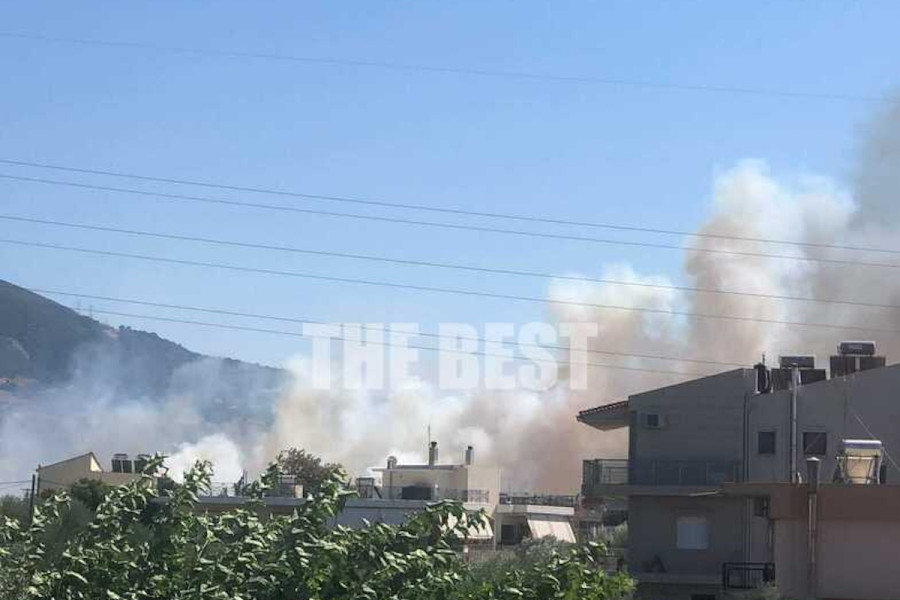Πάτρα:Φωτιά στο Γλαύκο - Προληπτική εκκένωση σε Δεμένικα-ΒΙΟΠΑ