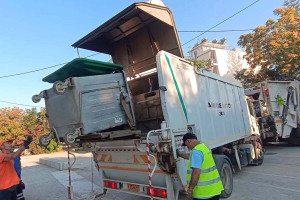 Εντατικοποίηση των καθαρισμών και απολυμάνσεων κάδων στον Δήμο Ήλιδας