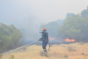 Ελεύθεροι με εντολή εισαγγελέα αφέθηκαν οι δύο συλληφθέντες για την πυρκαγιά στην Ανατολική Αττική