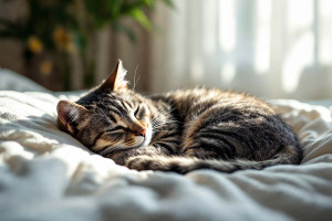 5 λόγοι που οι γάτες αγαπούν να κοιμούνται κοντά μας