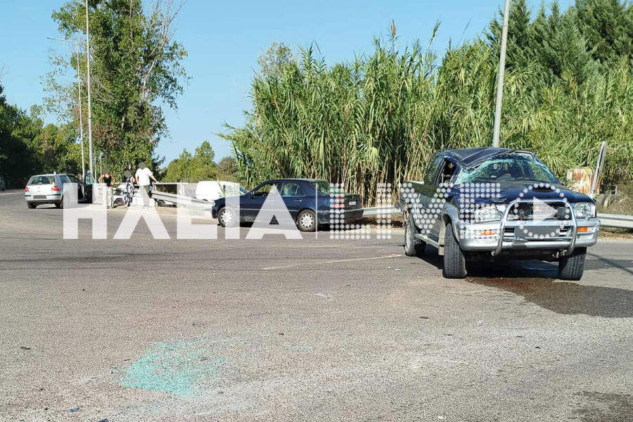 Πύργου - Τριπόλεως: Ένας τραυματίας σε τροχαίο στη διασταύρωση Πελοπίου