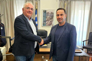 Συνάντηση Δημάρχου Ζαχάρως με τον Γενικό Γραμματέα Αυτοδιοίκησης και Αποκέντρωσης του Υπουργείου Εσωτερικών