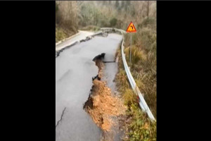 Καλαμάτα: Κατολισθήσεις και καθιζήσεις σε περιοχές του Ταϋγέτου – Που έχουν κλείσει δρόμοι
