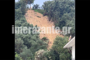 Κατολίσθηση στην Ζάκυνθο: Για λίγα μέτρα δεν τους καταπλάκωσε το βουνό – Εκκενώθηκαν δύο σπίτια