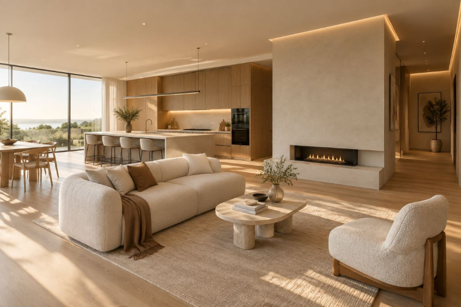 Open Space Living: Πώς η κατεδάφιση ενός τοίχου αναβαθμίζει τη διαρρύθμιση &amp; τη λειτουργικότητα του χώρου