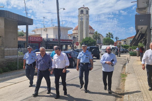 Επίσκεψη του Υπουργού Προστασίας του Πολίτη Μ. Χρυσοχοΐδη στον Δήμο Πηνειού