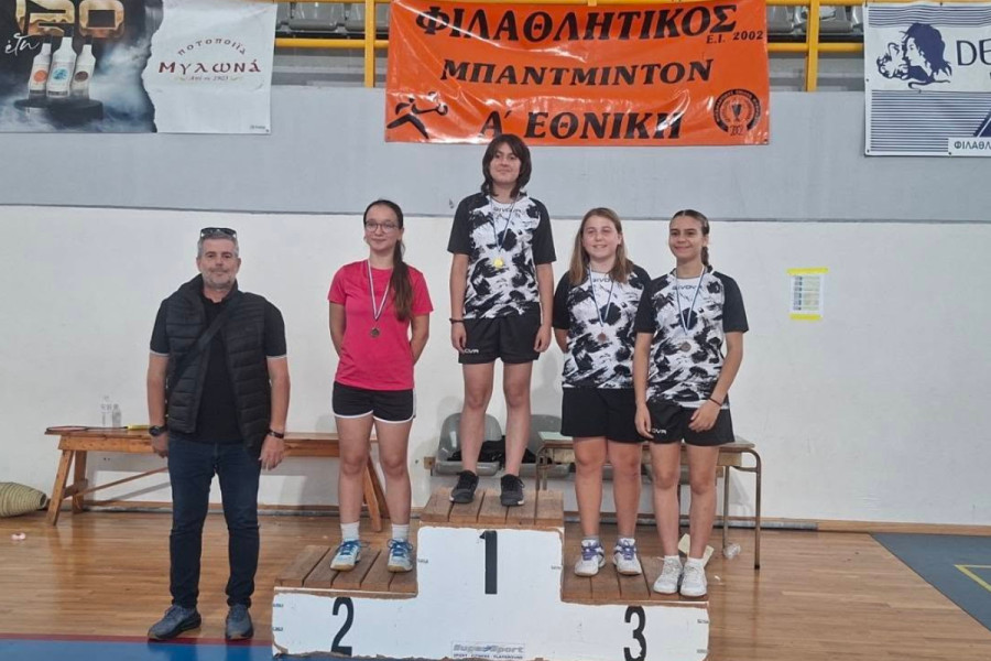 Πλούσιο θέαμα στο περιφερειακό πρωτάθλημα Badminton