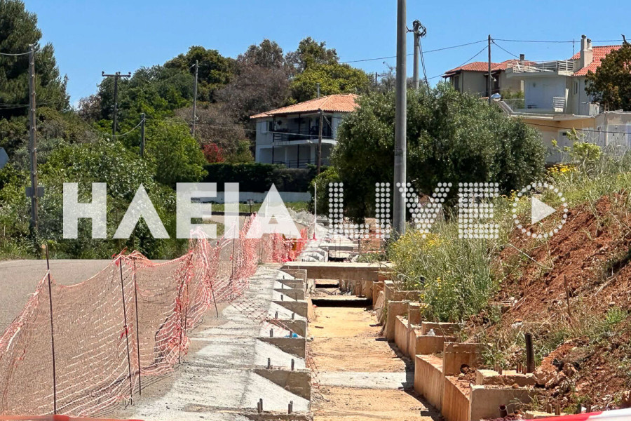 Σκαφιδιά: Θα συνεχιστούν οι εργασίες για την κατασκευή της πεζογέφυρας στην κεντρική οδό