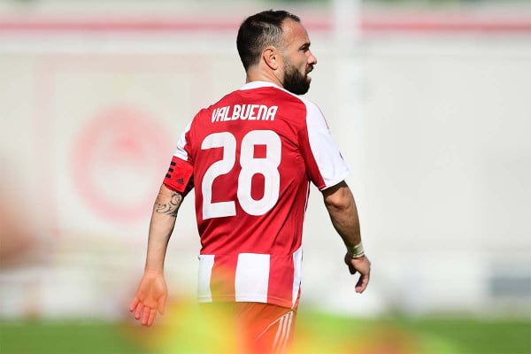 Βαλμπουενά: «Αγαπώ τον Ολυμπιακό, μόνο για αυτόν θα έπαιζα στη δεύτερη κατηγορία»