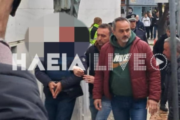 Αμαλιάδα: Στον εισαγγελέα οδηγήθηκε ο δράστης του φονικού στο Ρουπάκι
