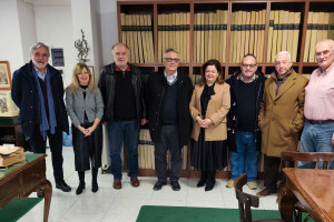 Ο Πρόεδρος της Εθνικής Βιβλιοθήκης Σταύρος Ζουμπουλάκης στο Μουσείο Τύπου