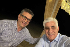 Συνάντηση εργασίας του Δημάρχου Ανδραβίδας-Κυλλήνης, Γιάννη Λέντζα, με τον Γενικό Γραμματέα της ΚΕΔΕ, Δημήτρη Καφαντάρη
