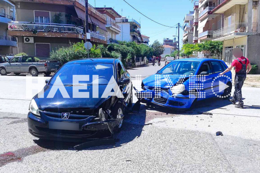 Πύργος: Το πρωινό τροχαίο της Κυριακής... ευτυχώς χωρίς τραυματίες
