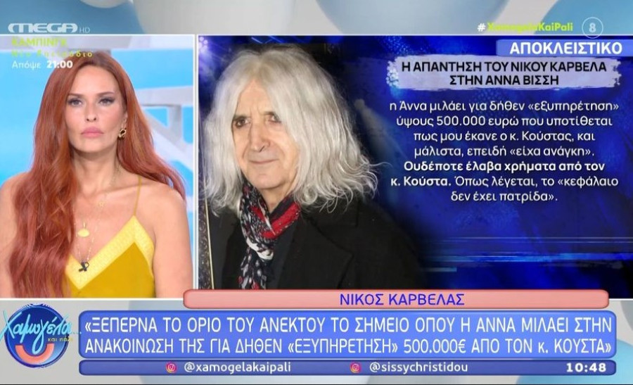 Ανατροπή με τα ασφαλιστικά μέτρα: Ο Νίκος Καρβέλας δεν απαγορεύει στην Άννα Βίσση να λέει τα τραγούδια του