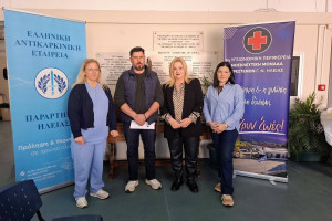 ΝΜ Κρεστένων: Υπέγραψε μνημόνιο συνεργασίας με την Ελληνική Αντικαρκινική Εταιρεία Ηλείας
