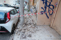 Ηράκλειο: Κατέρρευσε μπαλκόνι από τον 4ο όροφο