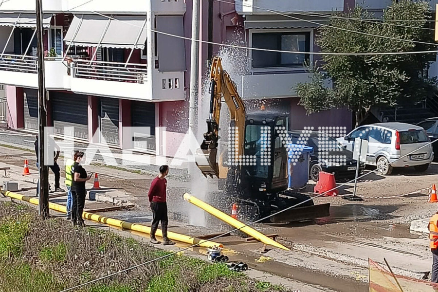 Πύργος: Χωρίς νερό τα Χαλικιάτικα - Τρύπησε αγωγός