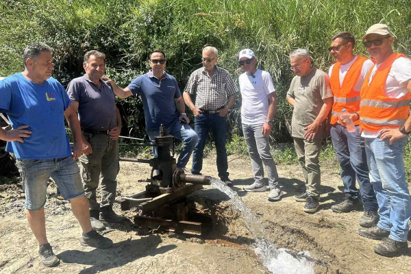 Ενισχύεται η υδροδότηση σε Ανήλιο, Μπισχινόκαμπο, Μάρμαρα και έως τα όρια Κακοβάτου