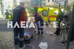Πύργος: Κατέρρευσε μπροστά τα έκπληκτα μάτια των περαστικών