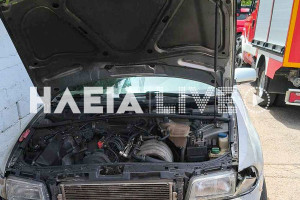 Βαρβάσαινα: "Φούντωσε" αυτοκίνητο, πρόλαβε τα χειρότερα η Πυροσβεστική