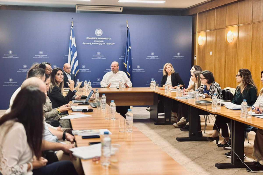 Εναρκτήρια σύσκεψη στο ΥΠΑΑΤ για το έργο TSI «Supporting the Implementation of the Risk-Based Food Control System Reform in Greece»