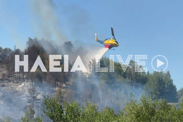 Καλυβάκια Κρεστένων: Οριοθετήθηκε η πυρκαγιά - Συνεχίζουν για την τελική κατάσβεση οι δυνάμεις (photos &amp; videos)