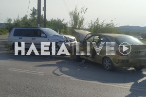 Πύργος: Ένας ελαφρά τραυματίας σε τροχαίο στην επ. οδό Πύργου - Οινόης