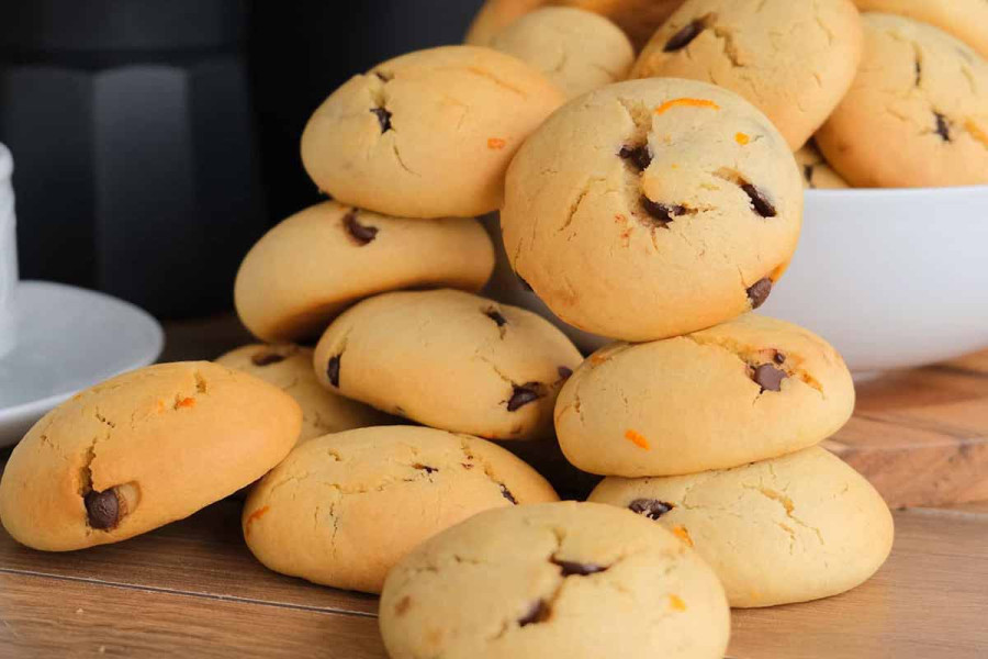 Νηστίσιμα soft cookies με κομματάκια σοκολάτας
