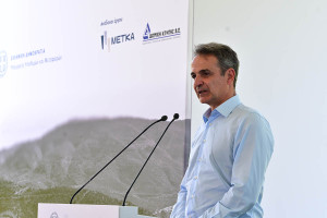 Μητσοτάκης για τριπλό κόμβο Σκαραμαγκά: Εξαιρετικά σημαντικό έργο