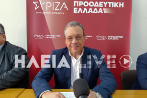 Σωκράτης Φάμμελος: «Με λυπεί η κατάσταση της Ηλείας»