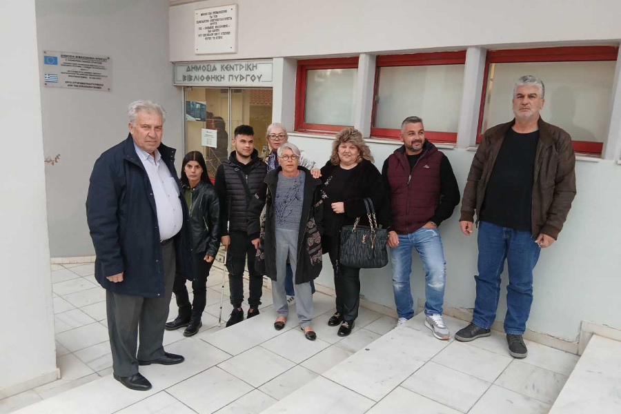 Επίσκεψη του ΣΔΕ Πύργου στη Δημόσια Κεντρική Βιβλιοθήκη Πύργου