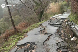 Εκκενώθηκαν δύο οικισμοί στον Ταΰγετο: Κατολισθήσεις και καθιζήσεις δρόμων