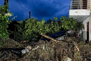 Σε ύφεση τα καιρικά φαινόμενα στη Λακωνία – Ξεκινά η καταγραφή των ζημιών