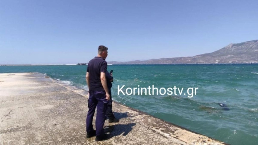 Κόρινθος: Νεκρός ανασύρθηκε οδηγός - Έπεσε με το αυτοκίνητό του στη θάλασσα