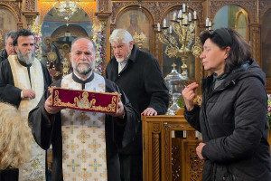Ι.Ν. Αγίου Σπυρίδωνος: Αναχώρηση της Δεξιάς Χειρός του Αγίου Σπυρίδωνος από τον Ιερό Ναό μας