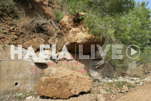 Φράγμα Φλόκα: Μεγάλη κατολίσθηση βράχων στο δρόμο της Αλφειούσας (photos &amp; video)