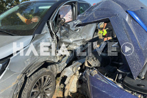 Πύργος: Σοβαρό τροχαίο στην Πύργου - Κυπαρισσίας